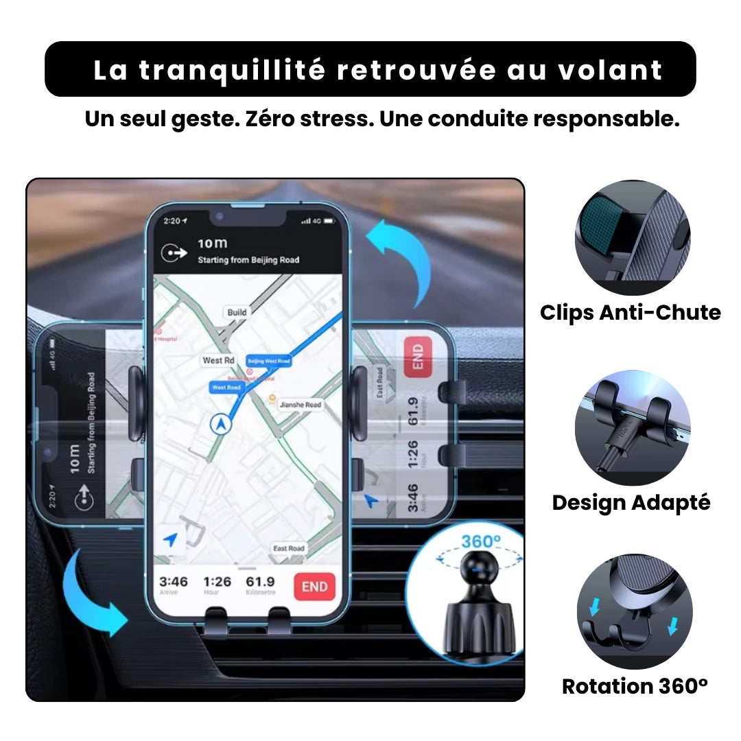 Support Téléphone Voiture