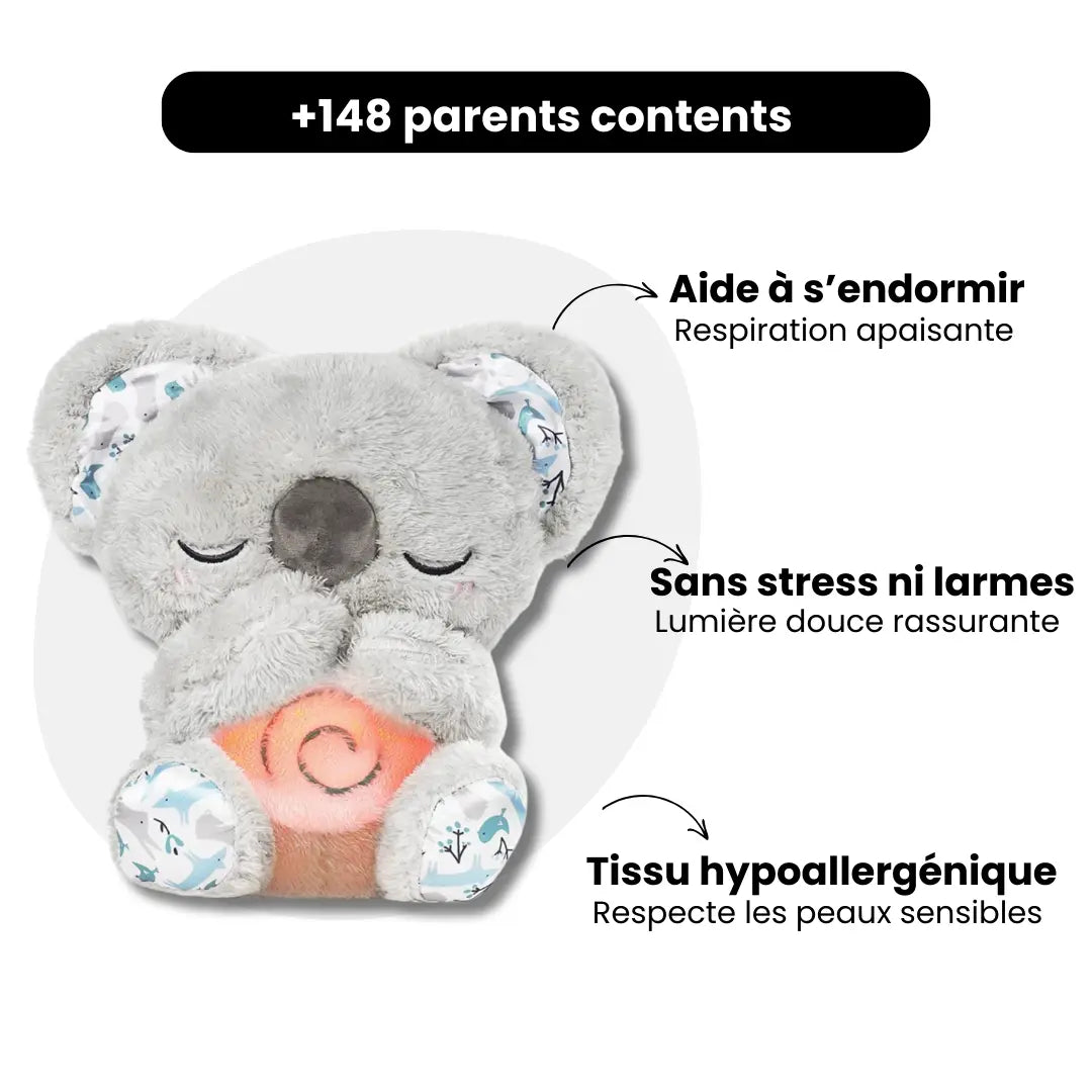 Peluche Anti-Stress avec Respiration et Lumières