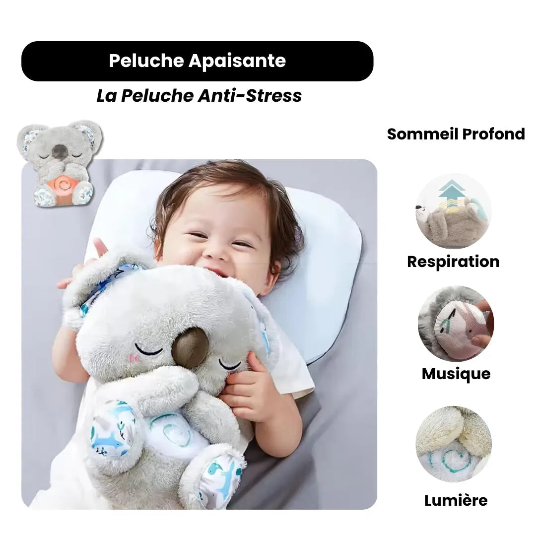 Peluche Anti-Stress avec Respiration et Lumières