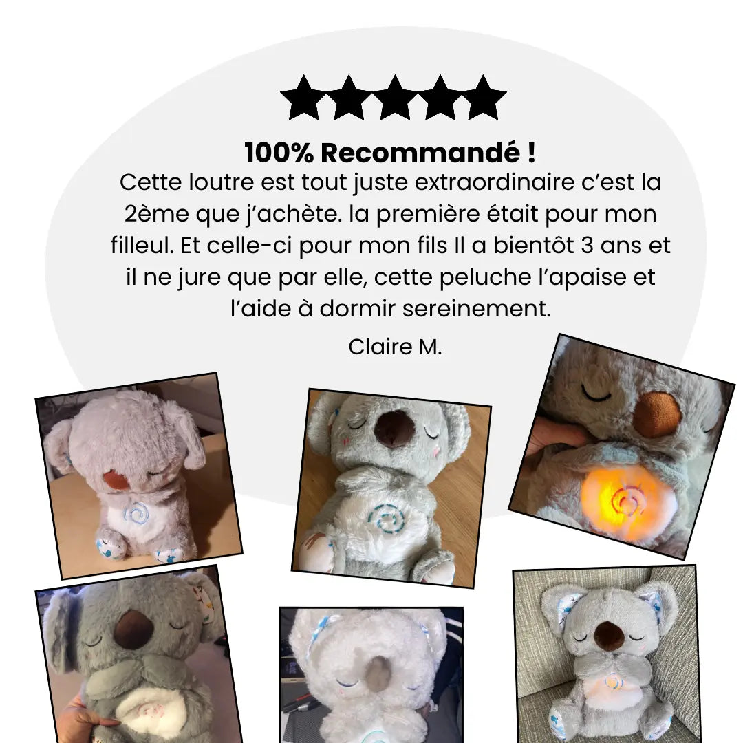 Peluche Anti-Stress avec Respiration et Lumières